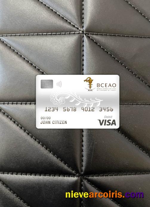 Burkina faso the central bank of west african states bank visa debit card photolook